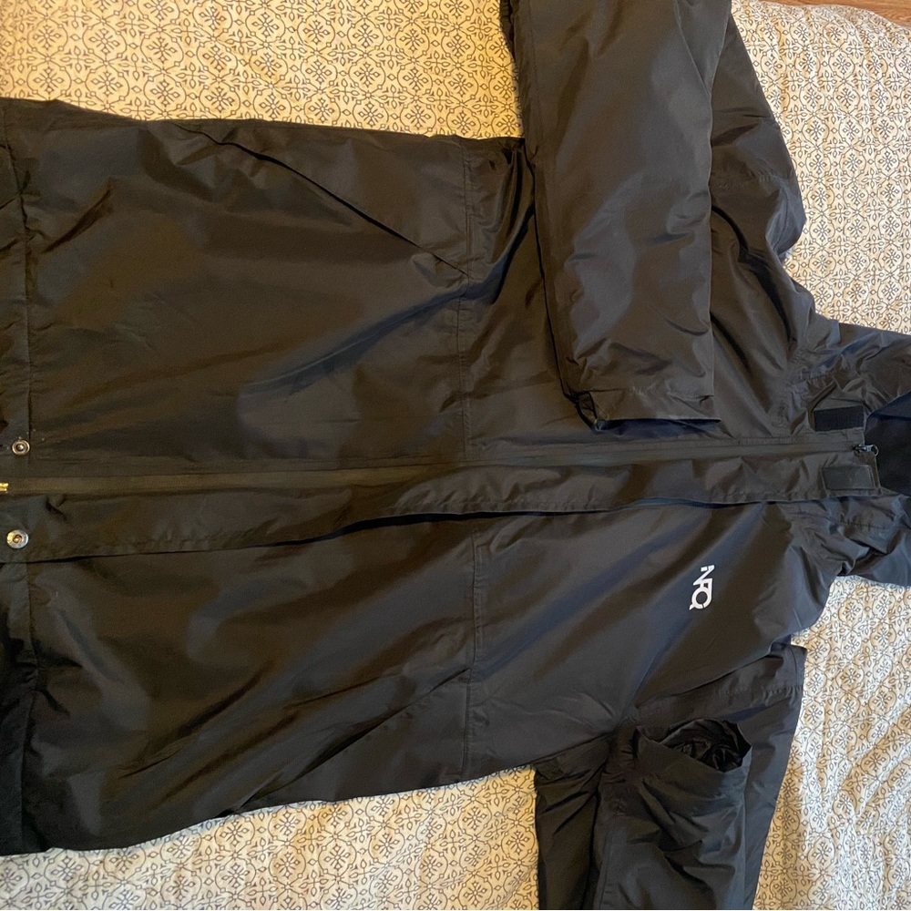 NFQ all weather jacket in black.